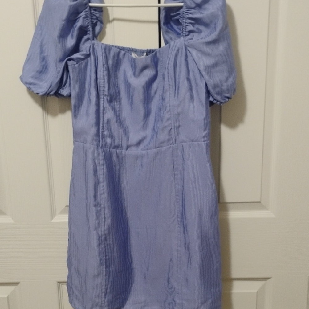 Los Angeles Atelier & Other Stories Light Blue Textured Dress, Size 8